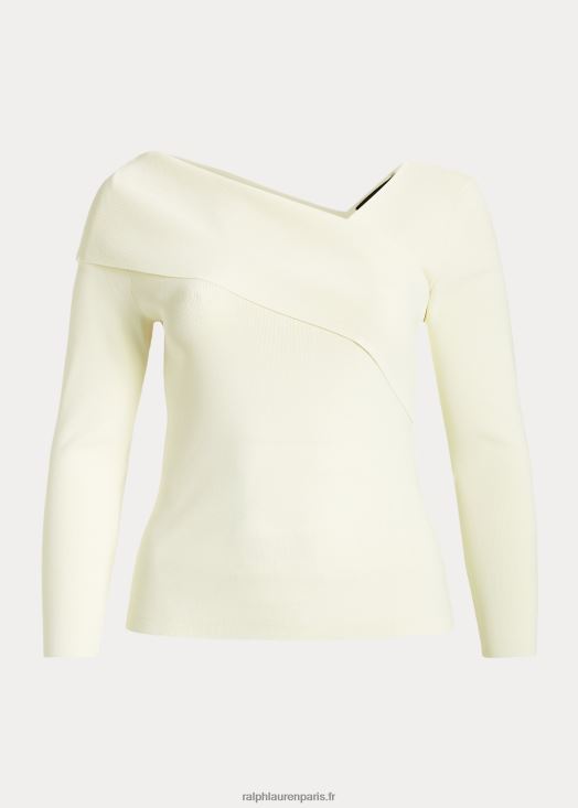 pull asymétrique à manches longues 46T60T4780 femmes Ralph Lauren