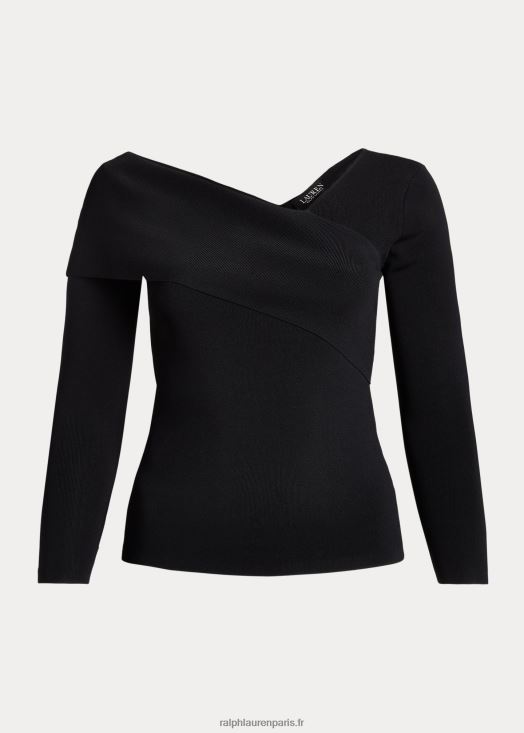 pull asymétrique à manches longues 46T60T4781 femmes Ralph Lauren