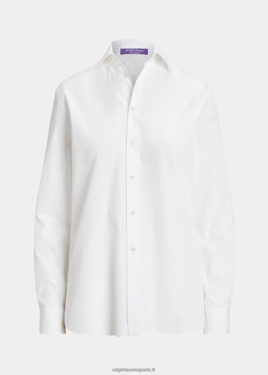 chemise copain adrien 46T60T9133 femmes Ralph Lauren blanc