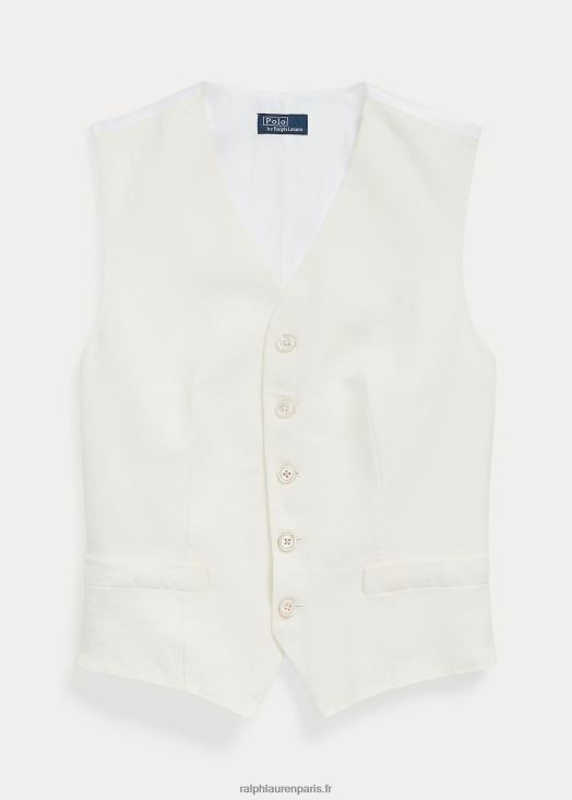 gilet devant en lin 46T60T2914 femmes Ralph Lauren