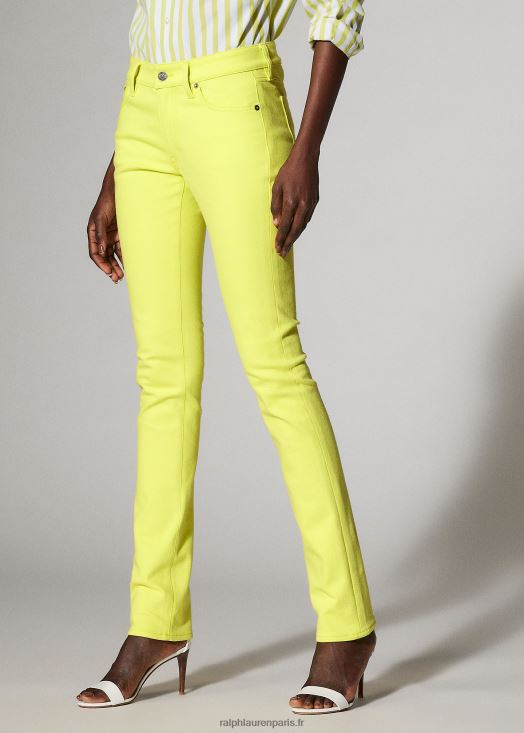 jean slim 160 46T60T3493 femmes Ralph Lauren citron