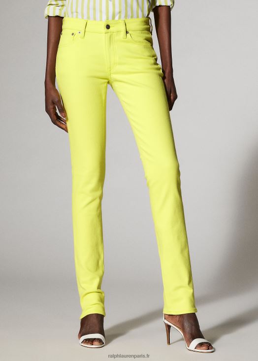 jean slim 160 46T60T3493 femmes Ralph Lauren citron