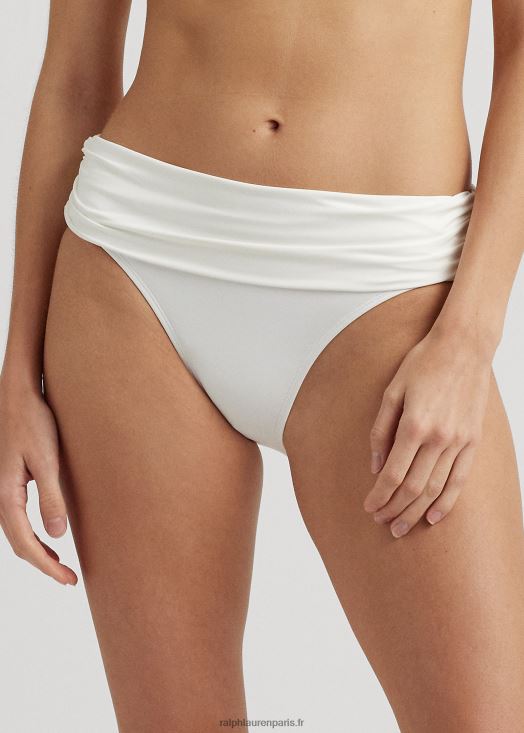 bas de bikini hipster 46T60T4212 femmes Ralph Lauren blanc