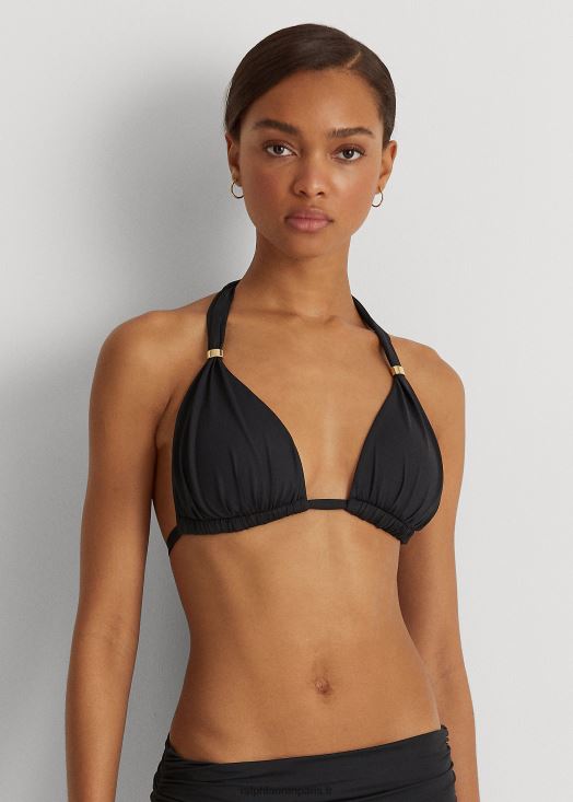 haut de bikini dos nu 46T60T4211 femmes Ralph Lauren noir