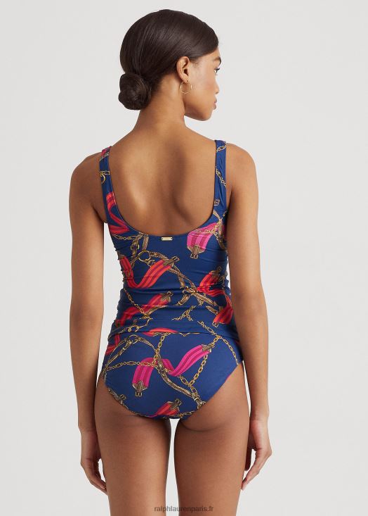 tankini froncé à imprimé 46T60T9455 femmes Ralph Lauren multi