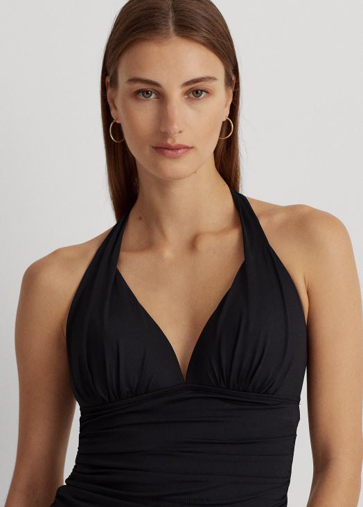 tankini licou 46T60T4207 femmes Ralph Lauren noir