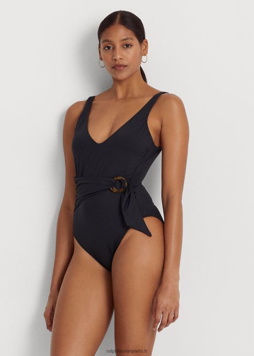 une-pièce ceinturé 46T60T4187 femmes Ralph Lauren noir