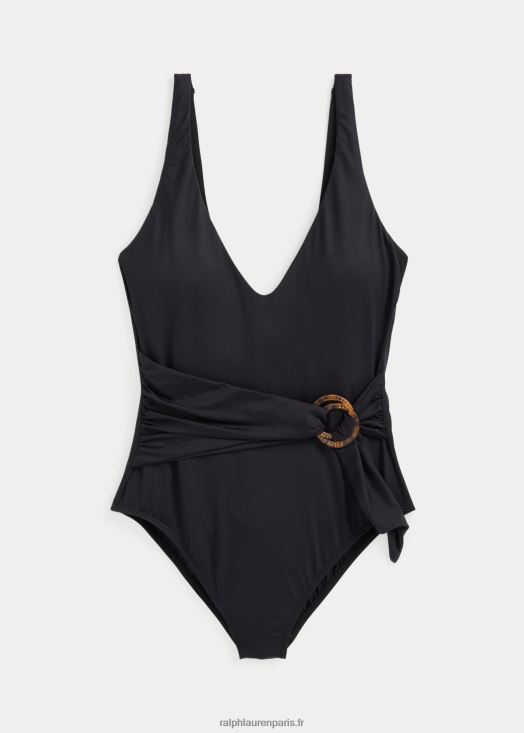 une-pièce ceinturé 46T60T4187 femmes Ralph Lauren noir