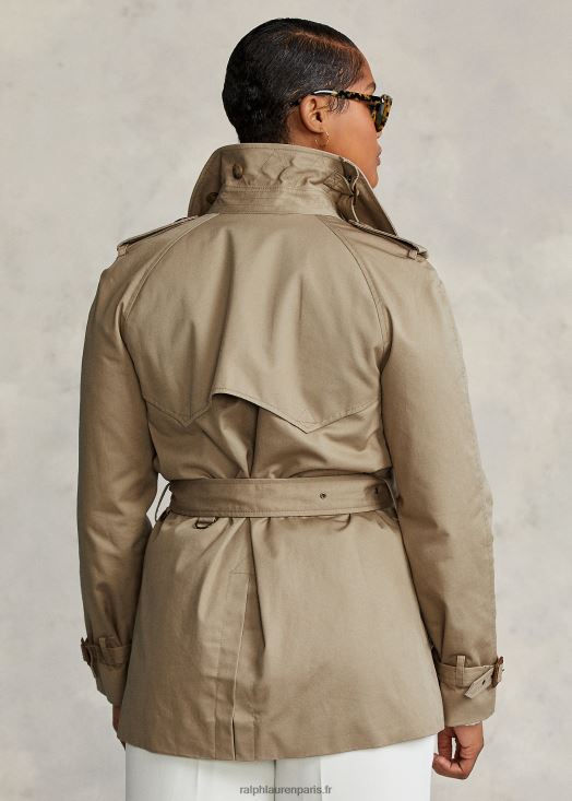 trench ceinturé en sergé 46T60T4759 femmes Ralph Lauren