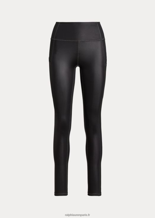 legging en jersey enduit 46T60T4170 femmes Ralph Lauren noir