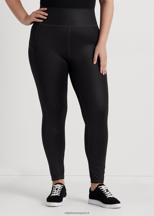 legging en jersey enduit 46T60T4713 femmes Ralph Lauren noir