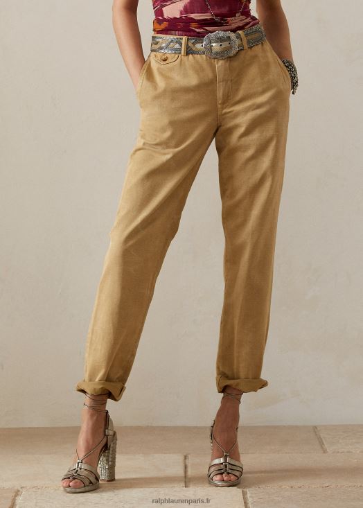 pantalon chino garnison 46T60T9334 femmes Ralph Lauren exercice militaire