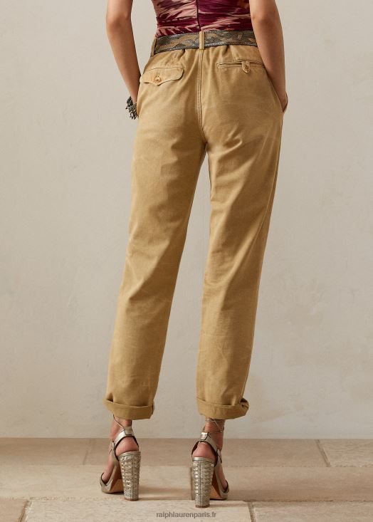 pantalon chino garnison 46T60T9334 femmes Ralph Lauren exercice militaire