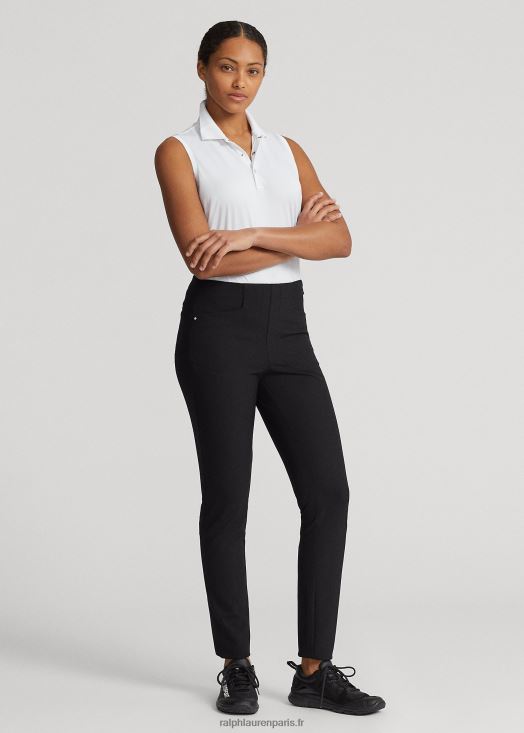 pantalon de sport extensible 46T60T3687 femmes Ralph Lauren noir