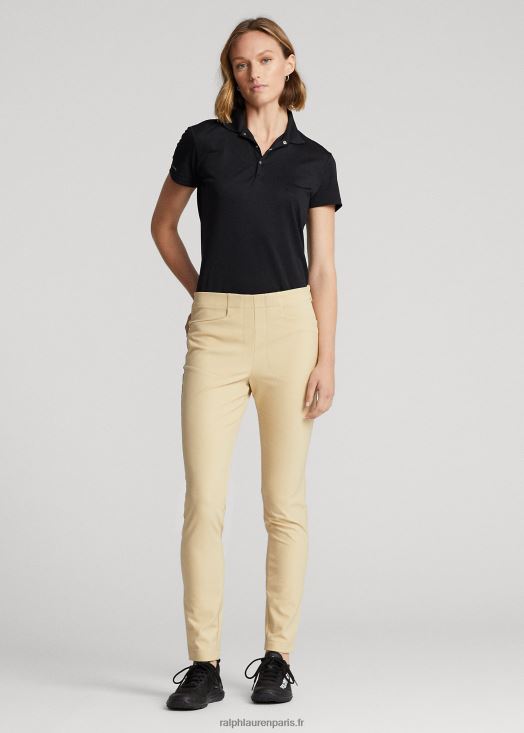 pantalon de sport extensible 46T60T3689 femmes Ralph Lauren bronzer