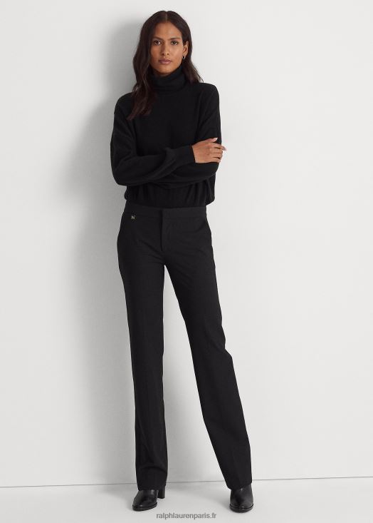 pantalon droit 46T60T9458 femmes Ralph Lauren noir