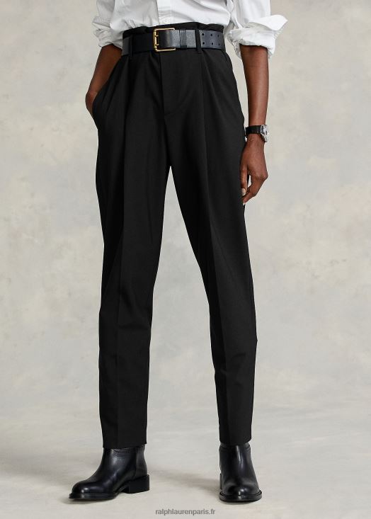 pantalon droit à ceinture 46T60T4758 femmes Ralph Lauren