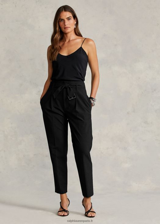 pantalon droit à ceinture 46T60T4758 femmes Ralph Lauren