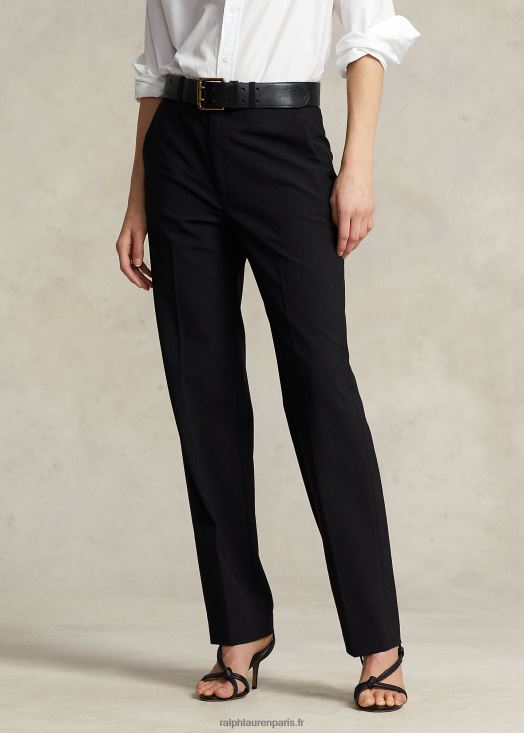 pantalon droit stretch 46T60T4756 femmes Ralph Lauren noir