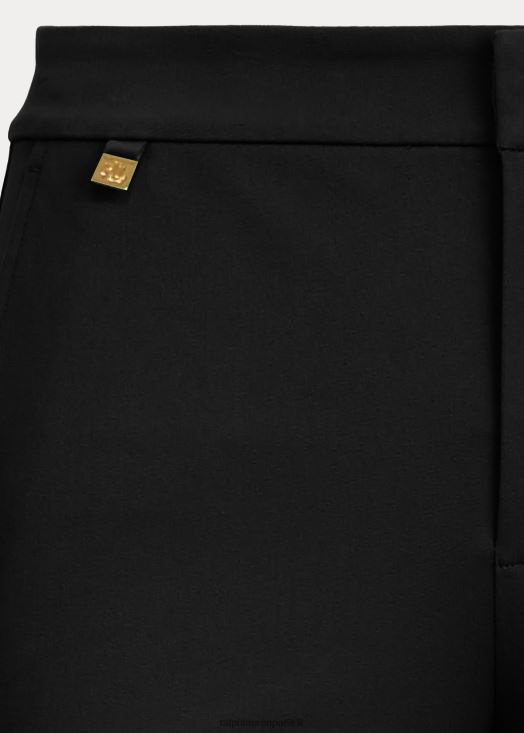 pantalon en coton extensible 46T60T4478 femmes Ralph Lauren noir