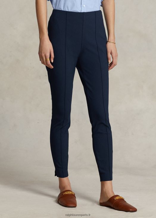 pantalon skinny extensible 46T60T2885 femmes Ralph Lauren aviateur marine