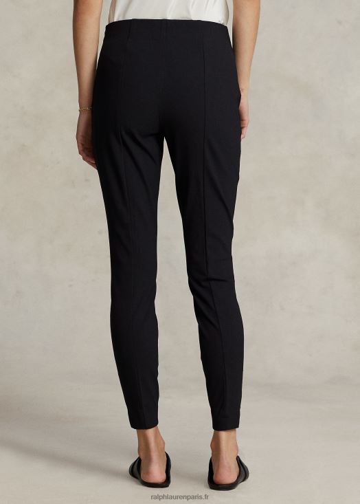 pantalon skinny extensible 46T60T2886 femmes Ralph Lauren noir