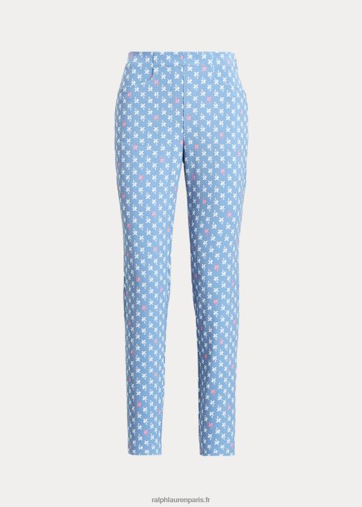 pantalon stretch à motif palmiers 46T60T9496 femmes Ralph Lauren