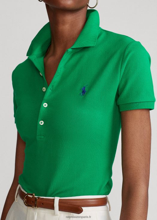 polo stretch coupe slim 46T60T3256 femmes Ralph Lauren billard