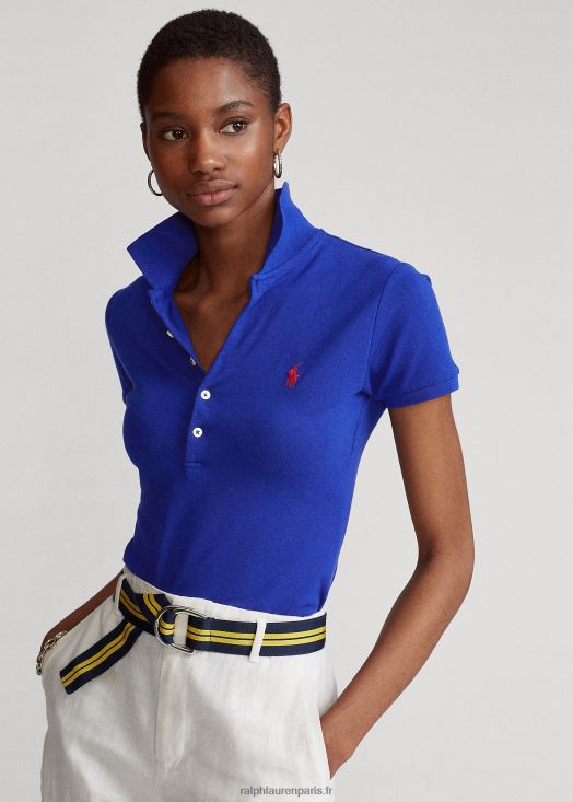 polo stretch coupe slim 46T60T3267 femmes Ralph Lauren patrimoine royal