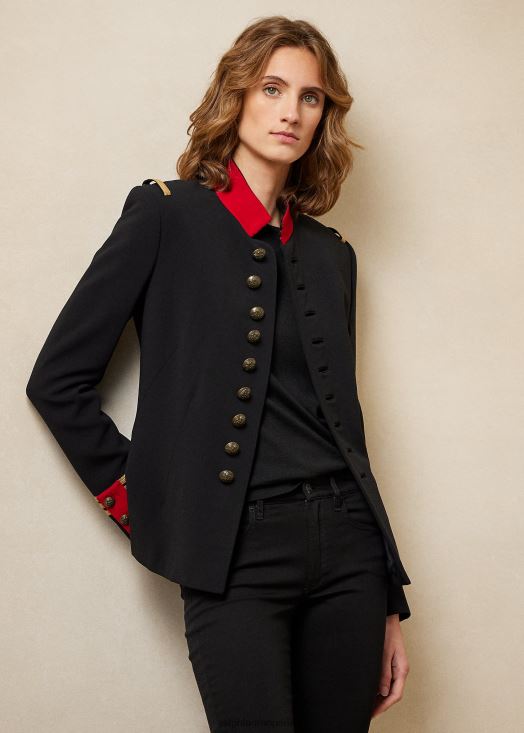 la veste en surplus 46T60T9368 femmes Ralph Lauren noir