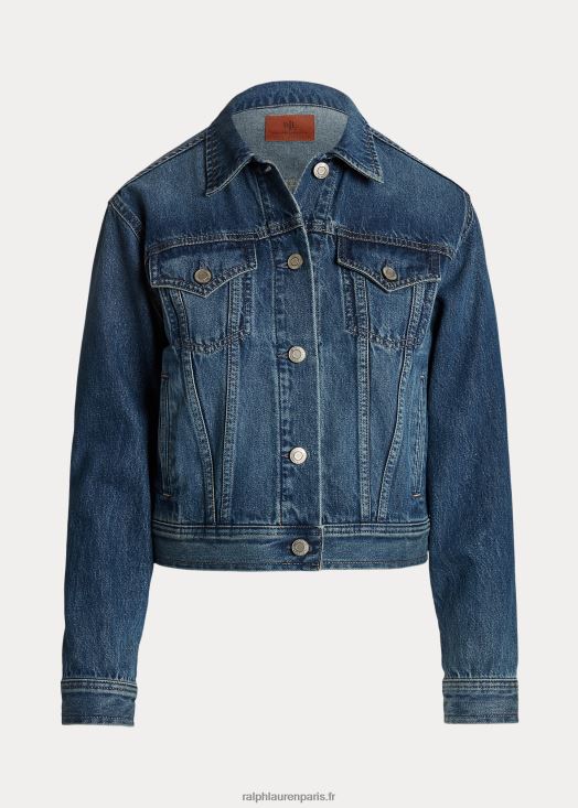 veste de camionneur en jean 46T60T4033 femmes Ralph Lauren