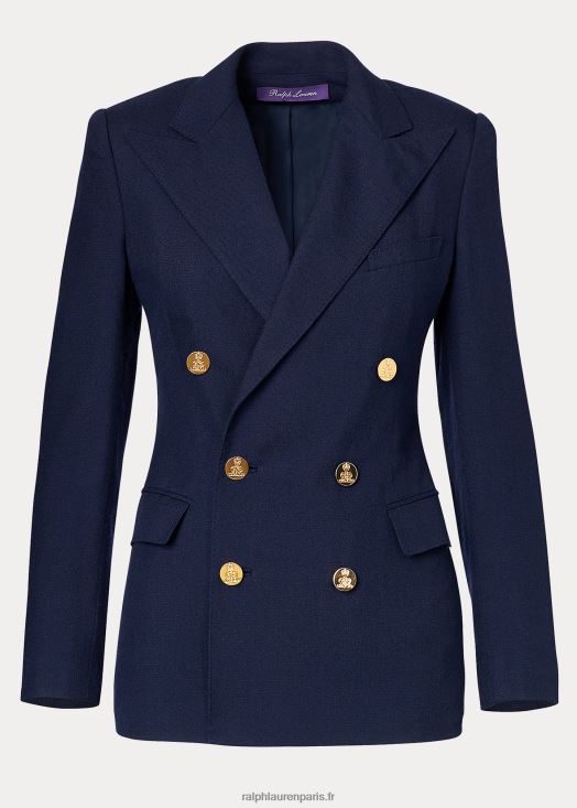 veste en cachemire camden 46T60T3457 femmes Ralph Lauren marine