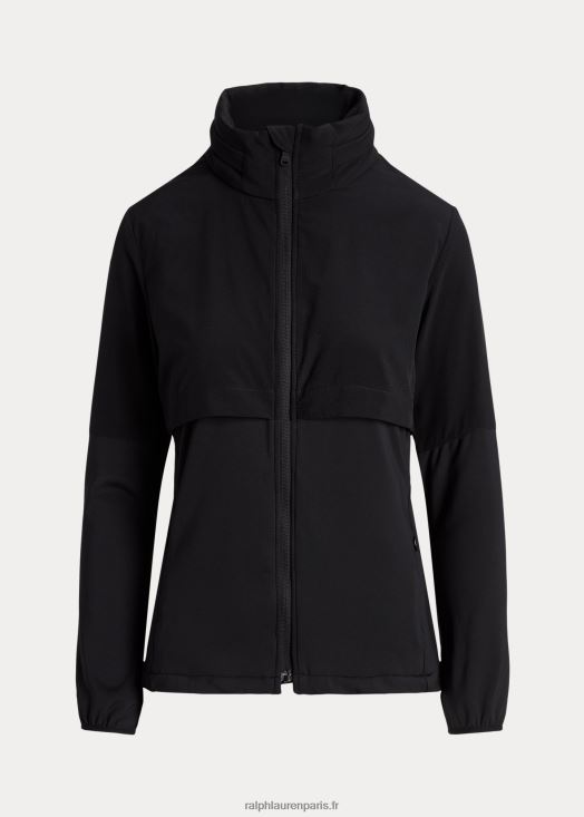 veste hybride à capuche repliable 46T60T3742 femmes Ralph Lauren noir