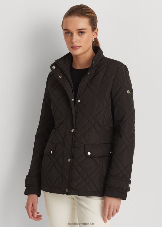 veste matelassée à col montant 46T60T4120 femmes Ralph Lauren noir