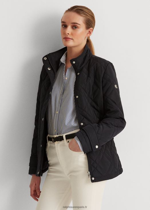 veste matelassée à col montant 46T60T4121 femmes Ralph Lauren marine