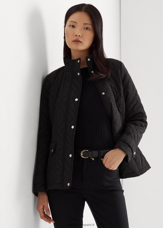 veste matelassée à col montant 46T60T4459 femmes Ralph Lauren noir