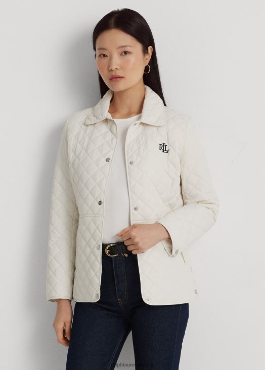 veste matelassée à losanges 46T60T4126 femmes Ralph Lauren blanc