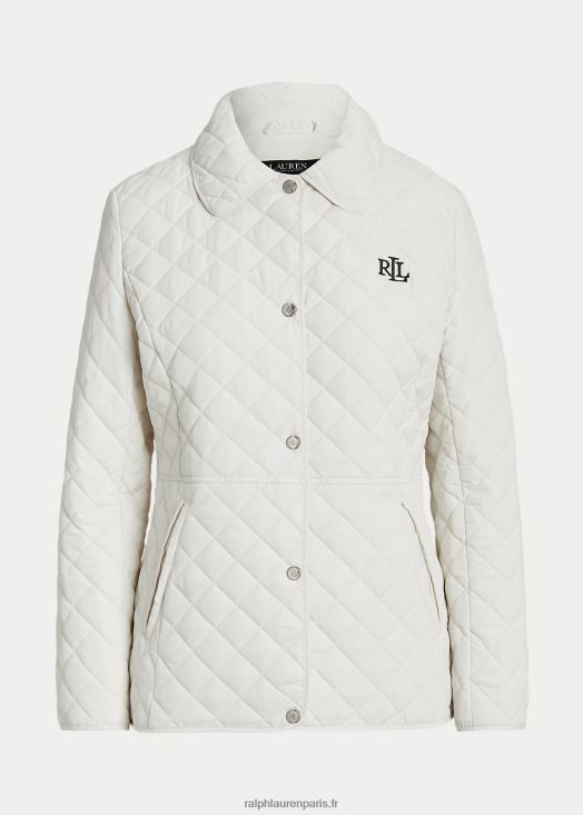 veste matelassée à losanges 46T60T4126 femmes Ralph Lauren blanc