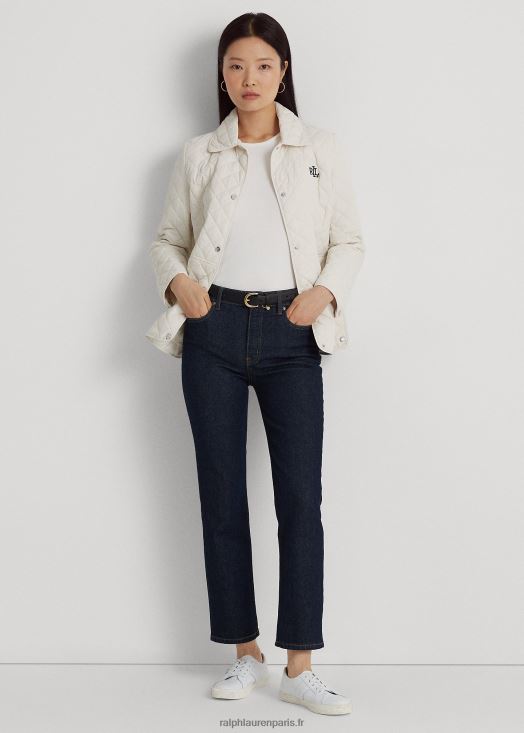 veste matelassée à losanges 46T60T4126 femmes Ralph Lauren blanc