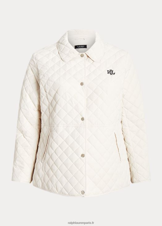 veste matelassée à losanges 46T60T4705 femmes Ralph Lauren blanc