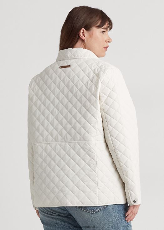 veste matelassée à losanges 46T60T4705 femmes Ralph Lauren blanc