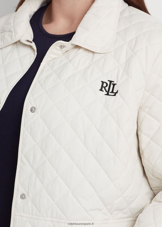 veste matelassée à losanges 46T60T4705 femmes Ralph Lauren blanc