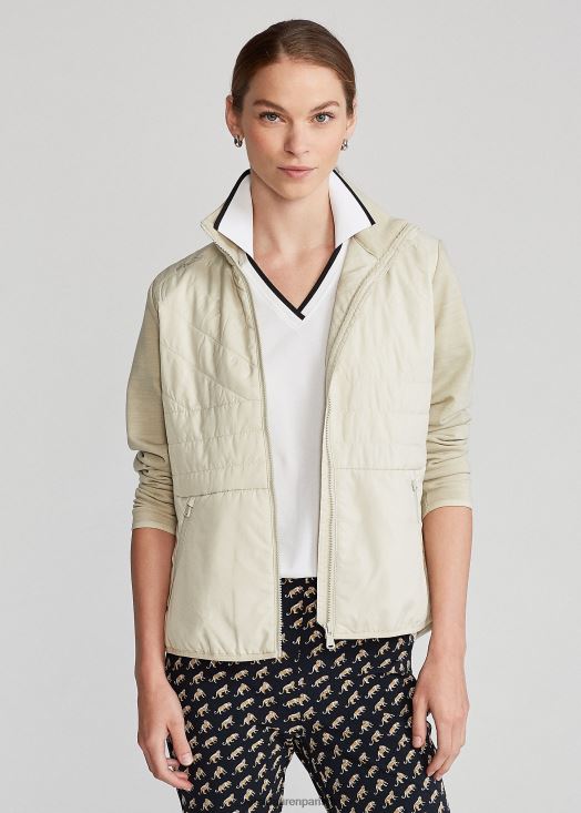 veste zippée hybride matelassée 46T60T9500 femmes Ralph Lauren