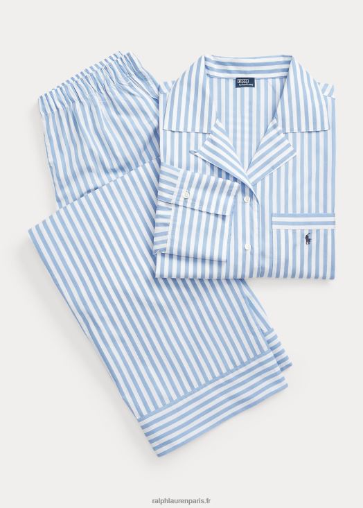 pyjama à manches longues en popeline 46T60T2893 femmes Ralph Lauren