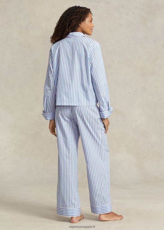 pyjama à manches longues en popeline 46T60T2893 femmes Ralph Lauren