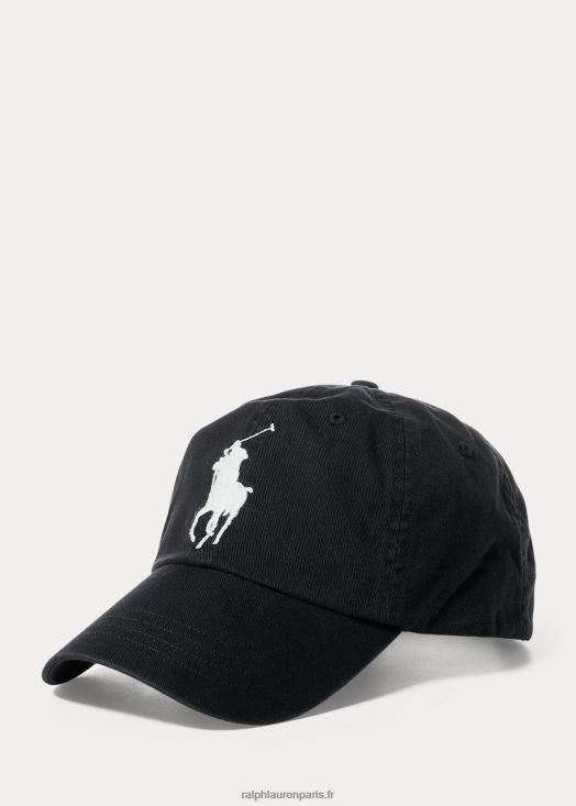 casquette chino big pony 46T60T5525 Hommes Ralph Lauren noir