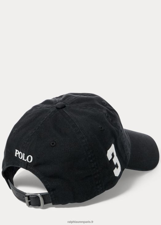 casquette chino big pony 46T60T5525 Hommes Ralph Lauren noir