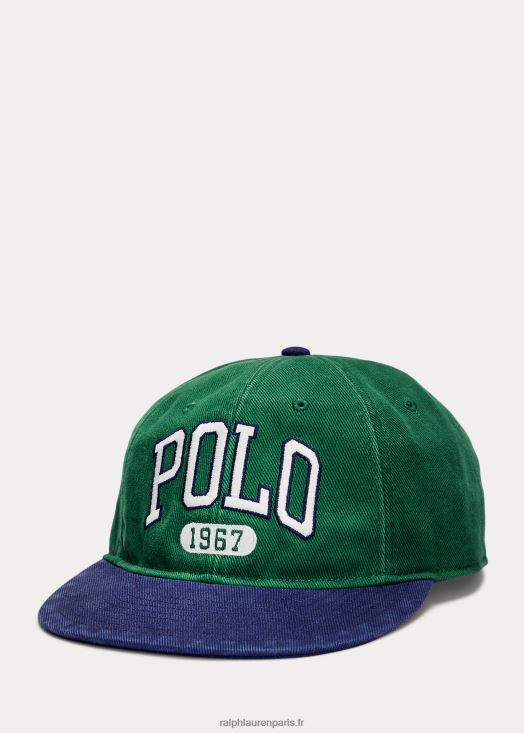 casquette chino en coton à logo 46T60T2755 Hommes Ralph Lauren