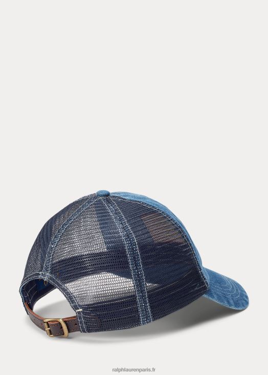 casquette denim drapeau 46T60T2586 Hommes Ralph Lauren jean