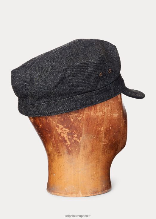 casquette en jean indigo 46T60T8877 Hommes Ralph Lauren rincer